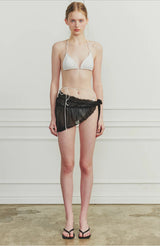 MEMORY WRAP SKIRT black