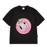25SS BABY FACE TUBE GIRL SLEEVE T-SHIRT BLACK