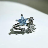 Wrapped star ring