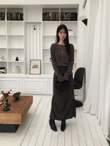 Nuit pleated top 