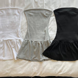 ウィンドミニキャミソールレイヤードドレス（3色）