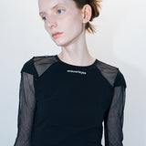 Shimizu pattern tee black