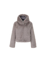 Hoodie fur jumper (Charcoal)