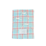 Pillow Notebook Pouch_tartan sky