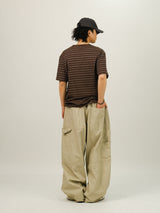 EN Rip-stop Carpenter Banding Parachute Pants