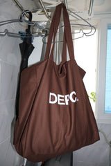 LOGO ECO BAG - BROWN