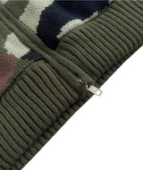 ASCLO Heavy Camo Knit Hood Zip Up