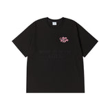 24FW GRAFFITI WORLD TOUR SCRIPT LOGO SHORT SLEEVE T-SHIRT BLACK 