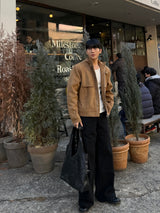 Equal-washed carpenter pants