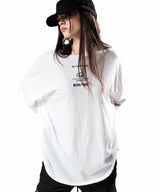 NO.122 BAR CODE T-SHIRT WHITE