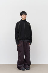 Peach Velvet Cargo Pants