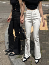 Unbuttoned off snap button slit short sleeve T (4 colors)