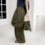 [MADE] Texture, Linen Pintack Wide Pants
