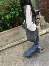 Kae Vintage Washing Big Shoulder Bag