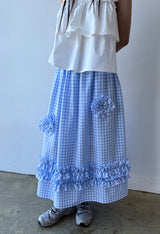  finale check skirt / pink