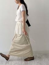 Somi See-through Frill Sleeveless Blouse