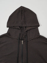 Overfit Zip-up Hood T-shirt