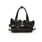 Red Bow Round Shoulder Bag