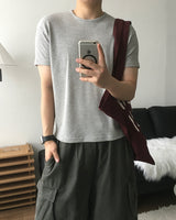 コア クロップド ワッフル ショートスリーブ T