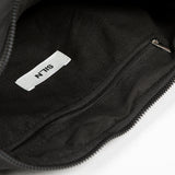 シャーリングナイロンショルダーバッグ (BLACK)