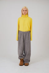 COLOR POP TURTLENECK T-SHIRTS - YELLOW