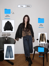 Mohair Leopard Cardigan Knitwear