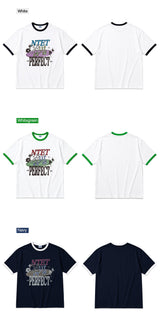 イッツ パーフェクト オーバーフィット リンガー Tシャツ(3color)