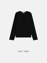 チェッカーベーシッククロップカットアウトロングスリーブ3C