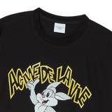 25SS カートゥーンチンチラショートスリーブTシャツ ブラック