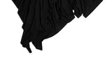 Koran Unbalance Layered Banding Skirt