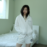 KIRIGIRL フーディージップアップ _WHITE