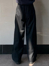 Lones Stripe Banding Two-tuck Slacks