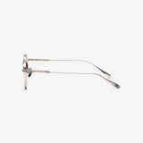 Knouun Round titanium glasses CODE. 102. B Sizzy Gold