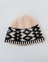 Argyle beanie bucket hat