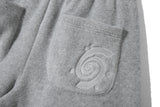 Swirl Patch Fleece Pants (Melange)