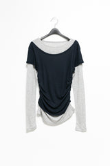 tencel color layered top(4colors)