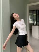 エンジェルラインラウンド半袖Tシャツ