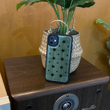 Vintage Green Phone case (epoxy bumper)