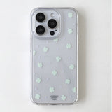 GREEN CLOVER CLEAR CASE