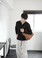 two-tone layered hem tee