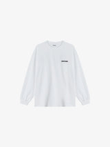 ロゴ ロングスリーブ ホワイト