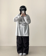 Lead Knee Pin Tuck Hem String Wide Pants