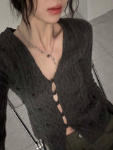 pearl drop necklace(cross)