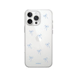 [made] blue ribbon pattern jelly hard case