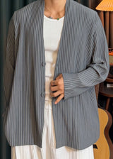 [ VIR Style Original ] 2Button Pleated Cardigan 2COLOR