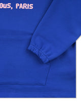 ]UNISEX Bendable Semi-Oversized Fit Hoodie Deep Blue (FCF1TS321M)
