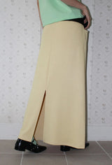 BELT-LOOP MAXI SKIRT