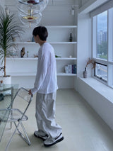 Offbeat Silver Ring Nylon Balloon Pants 2C