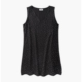 フローラルミディワンピース  (Black)