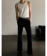 [4SEASON] Black boots cut pants